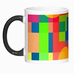 Colorful Geometrical Design Morph Mugs by Valentinaart
