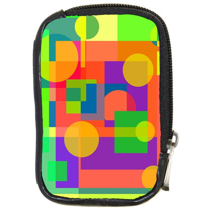 Colorful geometrical design Compact Camera Cases