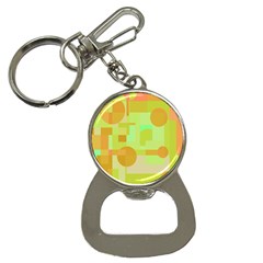 Green And Orange Decorative Design Bottle Opener Key Chains by Valentinaart