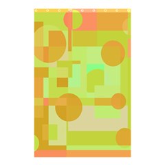 Green And Orange Decorative Design Shower Curtain 48  X 72  (small)  by Valentinaart