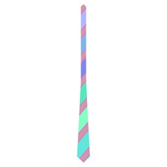 Pastel Colorful Lines Neckties (one Side) 