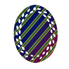 Decorative Lines Ornament (oval Filigree)  by Valentinaart