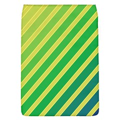 Green And Yellow Lines Flap Covers (l)  by Valentinaart