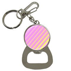 Pink And Yellow Elegant Design Bottle Opener Key Chains by Valentinaart