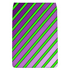 Purple and green lines Flap Covers (L) 