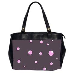 Pink Bubbles Office Handbags (2 Sides) 