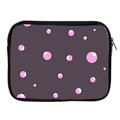 Pink Bubbles Apple Ipad 2/3/4 Zipper Cases by Valentinaart