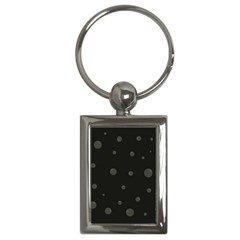 Gray Bubbles Key Chains (rectangle)  by Valentinaart