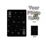 Gray bubbles Playing Cards 54 (Mini)  Front - SpadeQ