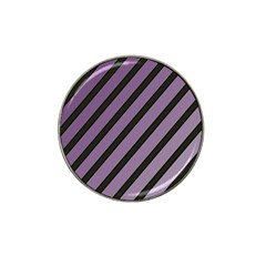 Purple Elegant Lines Hat Clip Ball Marker (4 Pack) by Valentinaart