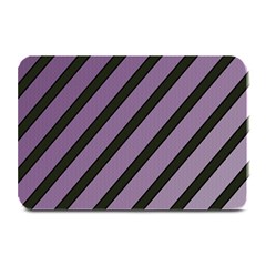 Purple Elegant Lines Plate Mats by Valentinaart