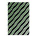 Green elegant lines Shower Curtain 48  x 72  (Small)  Curtain(48  X 72 ) - 42.18 x64.8  Curtain(48  X 72 )