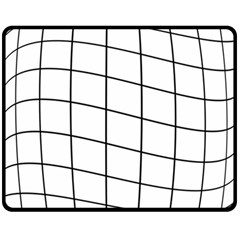 Simple Lines Double Sided Fleece Blanket (medium)  by Valentinaart