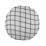 Simple lines Standard 15  Premium Flano Round Cushions Front