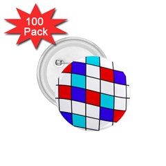 Colorful Cubes  1 75  Buttons (100 Pack)  by Valentinaart
