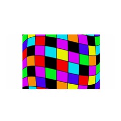 Colorful Cubes  Satin Wrap by Valentinaart