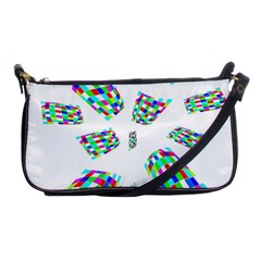 Colorful Abstraction Shoulder Clutch Bags by Valentinaart