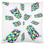 Colorful abstraction Large Cushion Case (One Side) Front