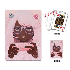 Gamergirl 3 P Playing Card by kaoruhasegawa