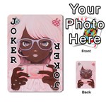 Gamergirl 3 P Playing Cards 54 Designs  Front - Joker1