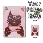 Gamergirl 3 P Playing Cards 54 Designs  Back