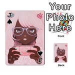 Gamergirl 3 P Playing Cards 54 Designs  Front - SpadeJ