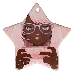 Gamergirl 3 P Star Ornament (two Sides) 
