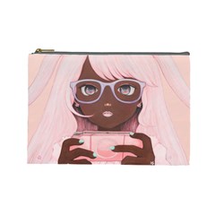 Gamergirl 3 P Cosmetic Bag (large)  by kaoruhasegawa