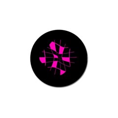 Pink Abstract Flower Golf Ball Marker (10 Pack) by Valentinaart