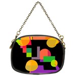 Colorful abstraction Chain Purses (One Side)  Front