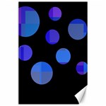 Blue circles  Canvas 24  x 36  23.35 x34.74  Canvas - 1