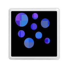 Blue Circles  Memory Card Reader (square) 