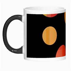 Orange Abstraction Morph Mugs by Valentinaart