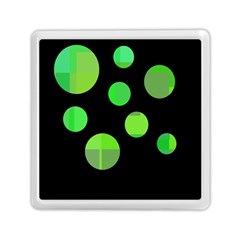 Green Circles Memory Card Reader (square) 