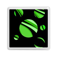 Green Balls   Memory Card Reader (square) 