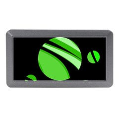 Green Balls   Memory Card Reader (mini) by Valentinaart