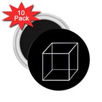 Simple Cube 2.25  Magnets (10 pack)  Front