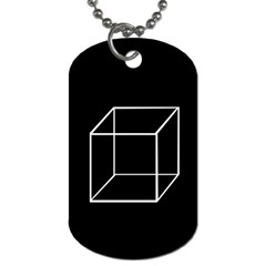 Simple Cube Dog Tag (two Sides) by Valentinaart