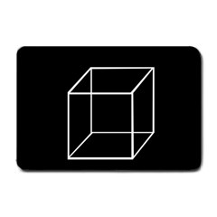 Simple Cube Small Doormat  by Valentinaart