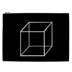 Simple Cube Cosmetic Bag (xxl)  by Valentinaart