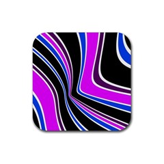 Colors of 70 s Rubber Coaster (Square) 