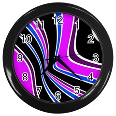 Colors of 70 s Wall Clocks (Black)