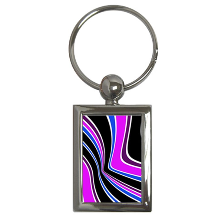 Colors of 70 s Key Chains (Rectangle) 