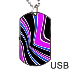 Colors of 70 s Dog Tag USB Flash (Two Sides) 