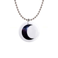 Moon Button Necklaces by itsybitsypeakspider