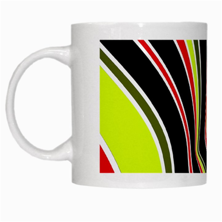 Colors of 70 s White Mugs