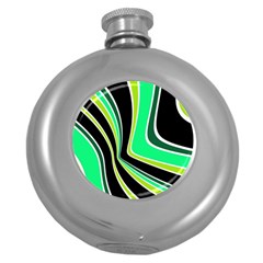 Colors Of 70 s Round Hip Flask (5 Oz) by Valentinaart