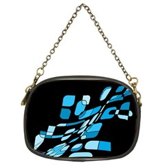 Blue Abstraction Chain Purses (two Sides)  by Valentinaart