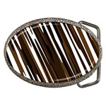 Black Brown And White Camo Streaks Belt Buckles