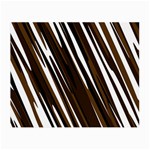 Black Brown And White Camo Streaks Small Glasses Cloth